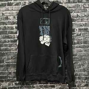 Off-White Dripping Arrows Incompiuto hoodie in black!